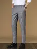 Pantalones Casuales Cortos para Hombre Primavera y Otoño Ajustados Pantalones de Hombre 2008 Versátil