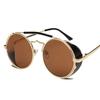 Gafas de Sol Retro Europeas y Americanas Jamie 3275, Gafas de Sol de Moda para Mujer, Gafas Redondas de Moda para Hombre, Gafas de Príncipe con Montura de Metal