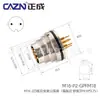 Conector Estanco Tipo Placa de Soldadura Zhengcheng M16 para PCB Panel Frontal Trasero 2 Pines 5 7A 14 Pines 19 Agujeros Socket de 24 Núcleos