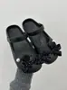 Hermosos Zuecos de Perlas Estilo Ballet para Mujer, Novedad Primavera/Verano 2026 para Exteriores, Zapatillas Medias Cerradas de Suela Gruesa