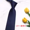 Corbata de color sólido en stock nueva corbata casual de negocios para hombre accesorios de traje 8 cm corbata hecha a mano fabricante de corbatas de color sólido