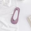 Calcetines náuticos de verano para mujer, ultrafinos, de algodón puro, con suela de silicona, antideslizantes, de seda helada, de boca baja, invisibles