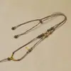 Novo Pingente Exquisito de Jade Hetian Tecido à Mão Cordão de Alta Qualidade Corda de Colar Ajustável