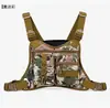 Riñonera táctica para exteriores, bolso cruzado de un solo hombro para hombre, multifuncional, resistente al agua, adecuado para ciclismo y deportes, riñonera pequeña duradera