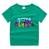 2023 nueva ropa infantil, camiseta de manga corta de verano para niños, camisa de algodón para niños y niñas, camiseta de media manga para bebés, top para niños