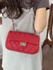 Bolsa Feminina Grande Capacidade Transfronteiriça 2024 Nova Tendência Moda Verão Acolchoada Corrente Transversal Versátil Bolsa de Ombro