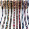Venta al por mayor del fabricante Estilo étnico Cinta Poliéster Jacquard por computadora Adorno retro Accesorios para equipaje Encaje bordado Decoración