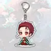 Llavero Acrílico de Demon Slayer, Nichirin, Nezuko, Colgante Acrílico de Giyu, Accesorios Periféricos de Anime