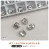 Joyería de uñas blancas de alta calidad con diamantes puntiagudos planos para K9 Crystal Flash Love Pigeon Egg, caramelo de roca en ángulo recto, diamante transparente