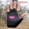 Guantes de medio dedo para hombre, verano, delgados, de malla, para fitness, cómodos, transpirables, absorbentes del sudor, para deportes al aire libre, ciclismo, para mujer