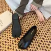 Mocasines Retro Estilo Francés con Tacón Oculto para Mujer, Nuevos Zapatos de Hoof de Cerdo con Punta Dividida para Primavera y Otoño 2026