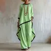 Moda Europea y Americana 2026 Conjunto Holgado Nuevo para Mujer Color Sólido Verano Manga Murciélago Bata Conjunto de Dos Piezas Estilo Casual Elegante