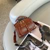 Bolso de Mujer 2025 Nuevo Bolso Cuadrado Pequeño de Moda para Mujer Bolso Bandolera para Viajar Simple Popular Versátil Portátil Bolso Almohada