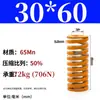 Padrão Japonês Resistente a Altas Temperaturas Mola de Molde Mola de Compressão Doméstica 65Mntf Fio Plano Compressão Retangular Alta Elasticidade Alta Resiliência