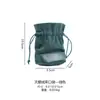 Bolsa de Terciopelo con Cordón Bolsa Portátil de Terciopelo con Cordón para Guardar Joyas Bolsa de Terciopelo con Cordón de Gran Capacidad para Guardar Joyas Bolsa de Terciopelo con Cordón para Anillos, Pulseras y Joyas