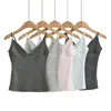 Camisola Rayada Sexy Retro 2026 Nuevo Estilo Americano Ajuste Delgado Cuello en V Ropa Exterior Top Adelgazante