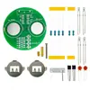 WuLiu LED Giratorio Electrónico de Escritorio Kit DIY Luces de Colores Intermitentes Placa de Circuito Práctica de Soldadura Diversión al Fabricar