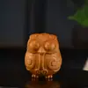 Souvenir de Navidad Talla en Madera de Ciprés Llavero Colgante Navideño Productos de Madera del Zodiaco de Dibujos Animados Dragón, Serpiente y Año del Caballo