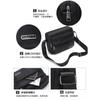 Bolso de Hombro Sencillo para Hombre para Viajes Diarios con Cremallera Multicapa Bolso Cruzado Clásico Bolso de Negocios para Cajero de Caja de Peaje para Hombre