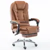 Silla de Oficina para Computadora Directa de Fábrica Silla para Oficina en Casa Silla Giratoria Elevable Silla Ancla Silla Reclinable para Jefe Masajeador Reposapiés