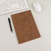 Cuaderno de Negocios Sencillo de Cuero Suave Formato A5 Bloc de Notas para Actas de Reunión de Cuero PU Cuaderno de Regalo Publicitario
