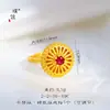 Anillo Étnico Vintage Estilo Xinjiang Estética Exagerado Dedo Índice para Mujeres con Diseño de Filigrana Incrustado de Diamantes Chapado en Oro