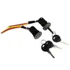 Cerradura de Cabeza Grande con Bolsa Cerrada Cerradura Eléctrica para Vehículos de Tres Ruedas Ensamblaje de Interruptor de Llave para Triciclo Cerradura de Encendido Eléctrico Cerradura de Alimentación Cerradura de Cabeza Grande