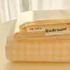 Sábanas de Algodón Lavado Grado A para Madre y Bebé Frescas Pequeñas Pieza Única Dormitorio Estudiantil Individual Doble Funda de Almohada de Algodón Puro Juego de Tres Piezas
