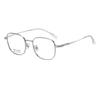 Nuevo Armazón de Gafas de Titanio Puro para Mujer, Sensación de Alta Gama, Popular en Internet, Armazón de Metal Ultraligero, Gafas de Titanio Puro, Gafas Lisas