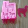 3 peças alpaca forma bolo decoração molde joias pendente aromaterapia gesso molde de silicone