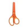 Tijeras Escolares de Acero Inoxidable con Escala, Tijeras de Oficina Seguras, Tijeras de Plástico con Goma y Funda, Tijeras para Niños, Transfronterizo