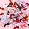 Ins Lindo Color Perla Transparente Lazo Con Cuentas DIY Joyería Hecha a Mano Pendientes Pulsera Collar Accesorios Material