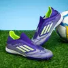 Novo Modelo de Chuteiras de Futebol para Homens, Estudantes e Adultos, com Travas Longas Ag, Travas Quebradas Tf, Chuteiras de Treino para Homens e Mulheres, Sem Cadarço, Cano Baixo, para Competição e Treino
