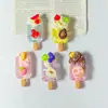 Corrente de Celular com Contas de Picolé de Frutas Transparentes Chaveiro Pendente para Bolsa de Carro Caneta com Contas DIY Acessórios de Joias Artesanais
