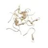Ganchos para Orejas con Cuentas, Ganchos de Primavera para Orejas, Ganchos Grandes para Orejas, Ganchos de Oreja de Una Sola Línea, Ganchos Curvos para Orejas, Ganchos para Pendientes, Accesorios para Joyería DIY