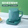 Novo Porta-Copos USB de Temperatura Constante Bandeja de Alumínio Botão Aquecedor de Copos Base Isolante de 45 Graus Pad Aquecedor para Copo de Água de Escritório