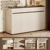 Gabinetes de Zapato para Entrada Cuidadosamente Seleccionados para Uso Doméstico, Hechos de Madera Maciza, Modelo Nuevo Gabinetes de Almacenamiento para Entrada, Almacenamiento Integrado para Uso Fuera de la Puerta y en el Pasillo