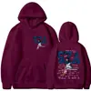 Tamanho Europeu Transfronteiriço Tendência Novo Rapper Sza Estampado Moletom com Capuz Masculino