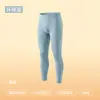 Ropa interior térmica de modal Lan Jing clase A para mujer 10A acrílico antibacteriano cuello redondo capa base conjunto cálido otoño e invierno para hombre