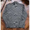 Cardigan de Punto para Hombre Otoño Invierno 2026 Suéter Holgado Casual Versátil Ropa Exterior Superior