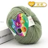 4 Ovillos de Hilo Acrílico para Bebé para Tejer a Mano, Hilo Mediano-Fino para Crochetar Zapatillas, Kit de Materiales de Hilo Acrílico para Crochet de Muñecas