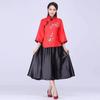 Vestidos de Dama de Honor Estilo República de China, Vestidos de Dama de Honor Estilo Chino, Vestidos de Hermanas, Cheongsam de Manga Larga, Tendencia de Moda China, Desfile de Moda Estilo Étnico