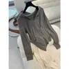 DestacadoYuran 26 Nueva Colección de Principios de Otoño: Conjunto de Sudadera Fina de Punto con Capucha de Modal y Polar de Algodón y Pantalones de Aire