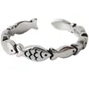 Anillo de plata esterlina de moda retro de pez pequeño para hombre y mujer, personalidad moderna, estilo Hong Kong, anillo para el dedo índice, anillo de pareja, personalidad, anillo de pareja para novias
