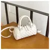 Bolso Boston Pequeño Simple Transfronterizo para Mujer 2026 Nueva Moda Bolso de Mano con Diamantes Brillantes Bolso Almohada Bolso Cruzado de Alta Gama