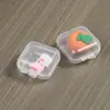 Plástico PP Mini Caja de Tapones para los Oídos Antirruido Caja de Almacenamiento para Pendientes, Anillos, Anzuelos Caja Cuadrada Pequeña Sin Cable Transparente Fabricante