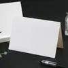 Em Estoque Atacado do Fabricante Cartão Inserção para Envelope Branco Universal Cartão Dobrado 210g Cartão de Inserção para Envelope de Convite de Negócios