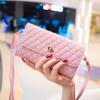 Aplicable a funda de cuero para teléfono móvil iPhone Samsung Huawei, bolso bandolera universal estilo Chanel, bolsa de almacenamiento, funda de cuero