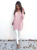 Ebay Aliexpress Más Vendido Moda Europea y Americana Otoño Cuello en V Manga Larga Suéter Delgado para Mujer Versátil Ajustado Casual Versátil