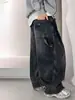 Pantalones para niño primavera y otoño 2026 estilo nuevo, jeans de pierna ancha de primavera para niños medianos y grandes, pantalones deportivos rectos holgados para niños